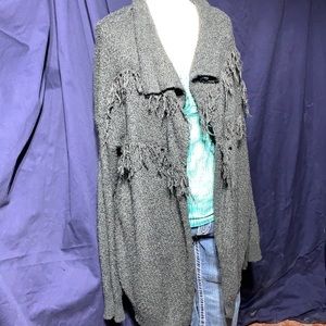 Billabong fringe sweater/duster Great find!